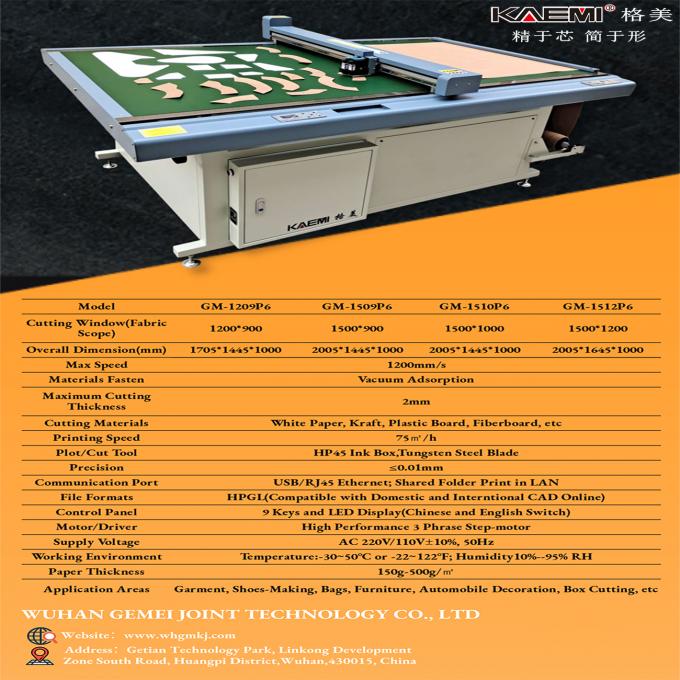 آلة حبر كاد قاطعة محاكاة لأكياس الأحذية الملابس النسيج ورقة نمط 2